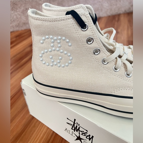 NIB Stussy x Converse collab high top sneakers - Picture 3 of 6